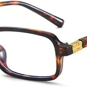 Blue Light Filter Glasses Women Retro Tortoise Shell Screen Blocker for Computer